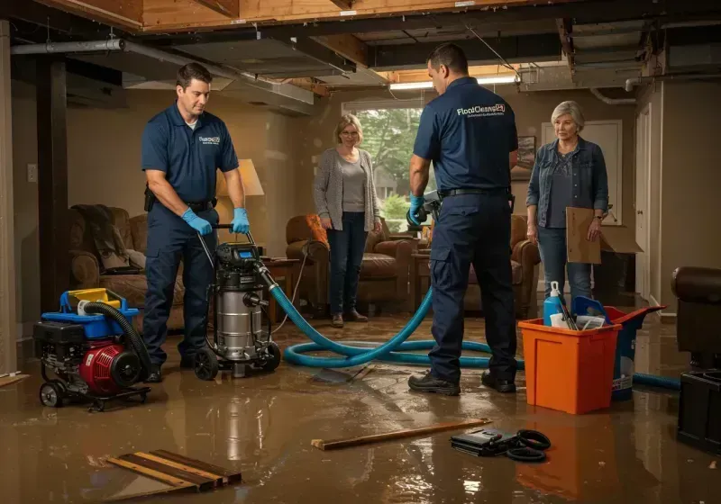 Basement Water Extraction and Removal Techniques process in Coleman, MI